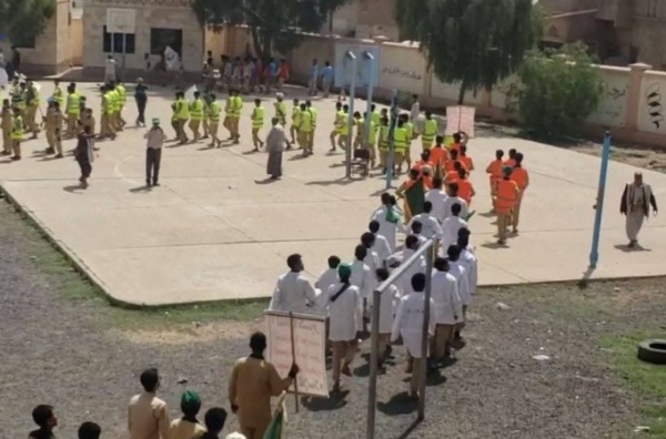 تدشين العروض الكشفية في عمران احتفاء بذكرى المولد النبوي