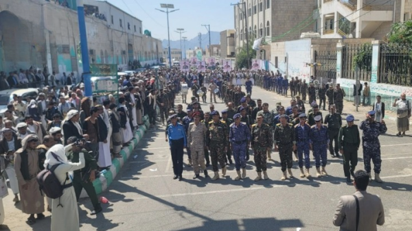 تشييع جثامين عدد من الشهداء في حجة تشييع جثامين عدد من الشهداء في حجة
