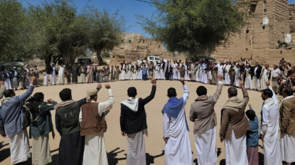 وقفات حاشدة بصعدة إعلانا للجهوزية والثبات في مواجهة العدوان والحصار السعودي