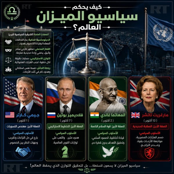 ميزان في الكرملين قراءة رمزية في عيد ميلاد بوتين