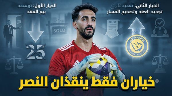 لا ثالث لهما خياران فقط أمام النصر لحسم ملف العقيدي