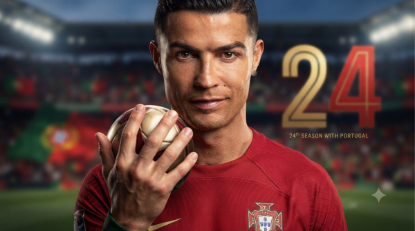 منذ ظهوره الأول رونالدو يمدد حضوره الدولي للموسم الـ 24 منذ ظهوره الأول رونالدو يمدد حضوره الدولي للموسم الـ 24