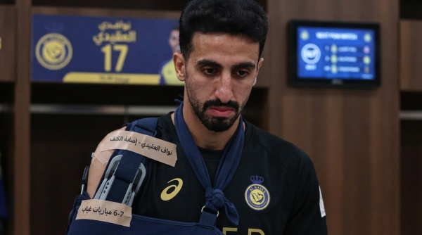 6 مباريات تنتظر النصر بدون نواف العقيدي 6 مباريات تنتظر النصر بدون نواف العقيدي