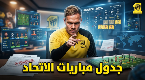 6 مباريات الاتحاد أمام تحد استثنائي في شهر أغسطس