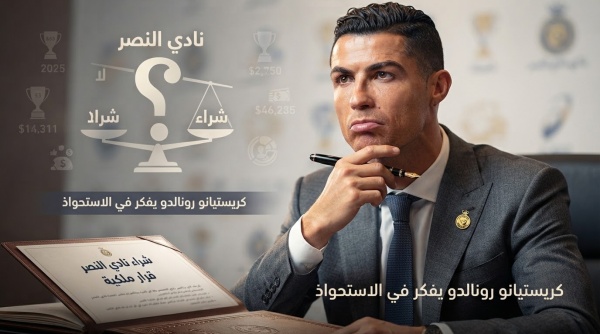 بدون رونالدو الجهة الأقرب للاستحواذ على نادي النصر حتى الآن بدون رونالدو الجهة الأقرب للاستحواذ على نادي النصر حتى الآن