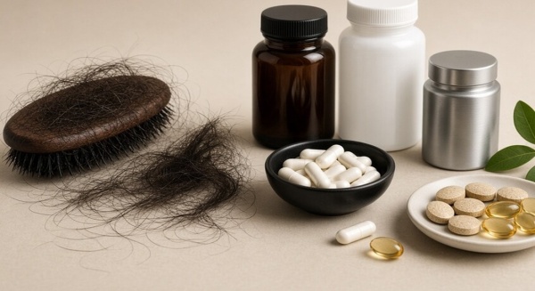 هل تساعد المكملات الغذائية على زيادة كثافة الشعر