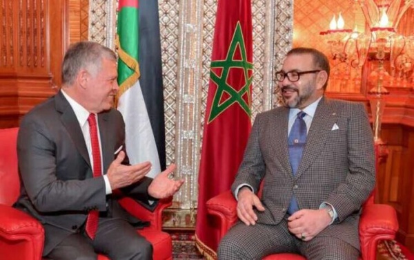 الملك محمد السادس يدين بشدة الهجمات الإيرانية على الأردن ويشدد أمن المملكة جزء لا يتجزأ من أمن المغرب
