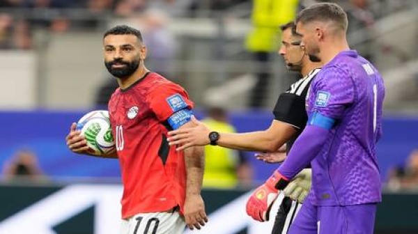 صلاح يعلق على طريقة تنفيذ ركلة الترجيح واحتمالية مواجهة ميسي في مونديال 2026 صلاح يعلق على طريقة تنفيذ ركلة الترجيح واحتمالية مواجهة ميسي في مونديال 2026