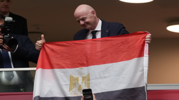 رئيس الفيفا يوجه رسالة لمنتخب مصر بعد خروجه من كأس العالم