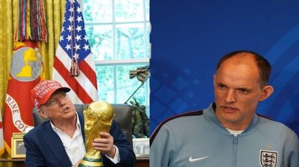ترامب ينتقد خطة مدرب منتخب إنجلترا وتوخيل يرد بـ سخرية فيديو ترامب ينتقد خطة مدرب منتخب إنجلترا وتوخيل يرد بـ سخرية فيديو