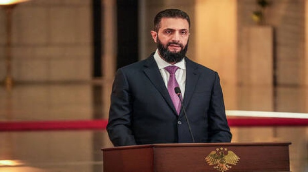 الرئيس السوري أحمد الشرع من افتتاح ناس تكس صناعة النسيج عنوان تاريخ سوريا الرئيس السوري أحمد الشرع من افتتاح ناس تكس صناعة النسيج عنوان تاريخ سوريا