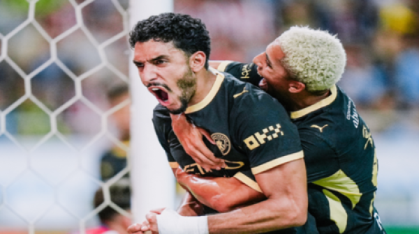 مرموش يقود مانشستر سيتي للفوز على أتلتيكو مدريد بثلاثية