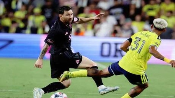 بمشاركة ميسي إنتر ميامي يسقط أمام ناشفيل في الدوري الأمريكي فيديو
