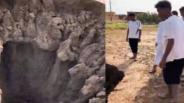 فجوة عملاقة تثير رعبا في السودان وخبراء يحذرون من امتدادها فيديو