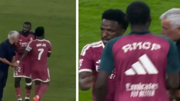 هل يتكرر سيناريو ألونسو فينيسيوس يثير الجدل بتصرفه مع مورينيو عقب خسارة ريال مدريد فيديو هل يتكرر سيناريو ألونسو فينيسيوس يثير الجدل بتصرفه مع مورينيو عقب خسارة ريال مدريد فيديو
