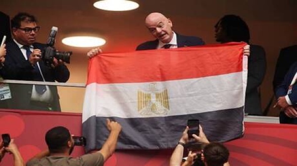 قبل انتخابات فيفا المرتقبة إنفانتينو يوجه رسالة خاصة إلى منتخب مصر قبل انتخابات فيفا المرتقبة إنفانتينو يوجه رسالة خاصة إلى منتخب مصر