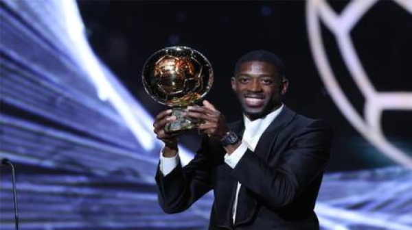 ديمبلي يختار لاعب باريس سان جيرمان للفوز بالكرة الذهبية ديمبلي يختار لاعب باريس سان جيرمان للفوز بالكرة الذهبية