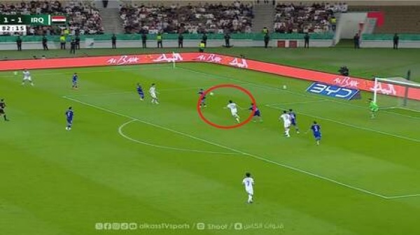 شاهد هدف عراقي رائع بالكعب في خليجي 27 شاهد هدف عراقي رائع بالكعب في خليجي 27