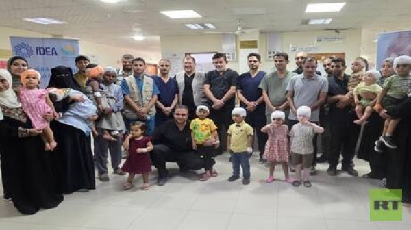 وفد طبي روسي يجري عمليات زراعة قوقعة لـ50 طفلا في مجمع ناصر بغزة وفد طبي روسي يجري عمليات زراعة قوقعة لـ50 طفلا في مجمع ناصر بغزة