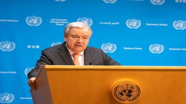 غوتيريش يبدي قلقه من تصاعد القتال في اليمن ويدين هجمات الحوثيين على السعودية