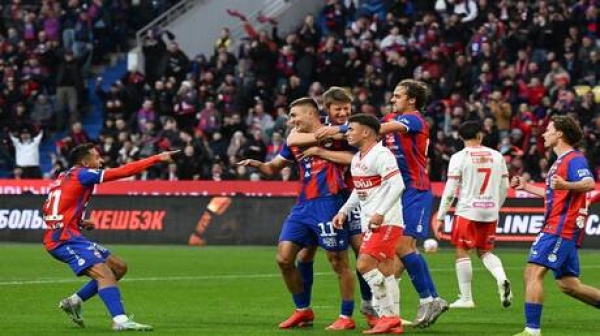 الكلاسيكو الروسي تسيسكا موسكو يهزم سبارتاك فيديو