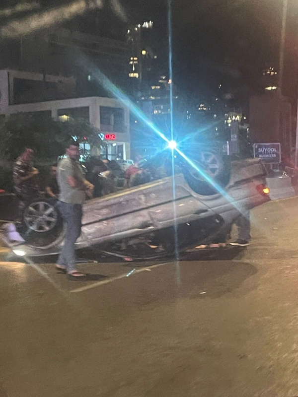 بالفيديو حادث على جسر الرينغ منذ قليل بالفيديو حادث على جسر الرينغ منذ قليل