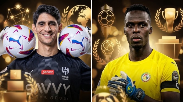 ترتيب بونو و ميندي بين أفضل حراس العالم ثنائي دوري روشن في قائمة العشرة الأوائل ترتيب بونو و ميندي بين أفضل حراس العالم ثنائي دوري روشن في قائمة العشرة الأوائل