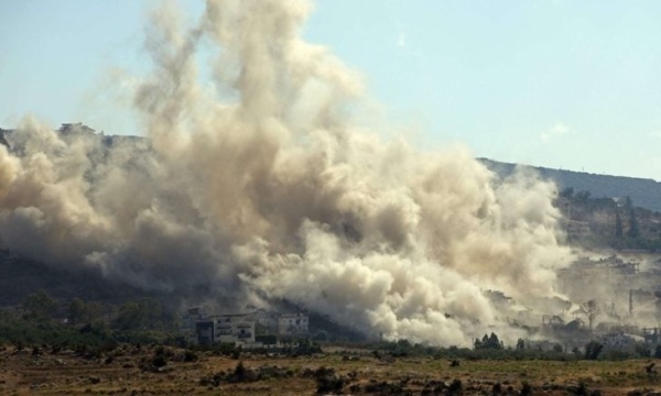 israeli raids and bombings in southern lebanon