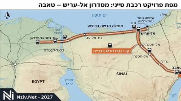مشروع السكك الحديدية المصري إلى طابا يثير قلق تل أبيب من تغيير ديموغرافي مشروع السكك الحديدية المصري إلى طابا يثير قلق تل أبيب من تغيير ديموغرافي