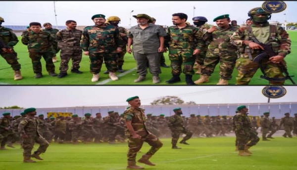 الأمن الوطني بعدن يستعرض جاهزيته والجمالي يؤكد مواصلة حماية العاصمة من الفوضى والإرهاب الأمن الوطني بعدن يستعرض جاهزيته والجمالي يؤكد مواصلة حماية العاصمة من الفوضى والإرهاب