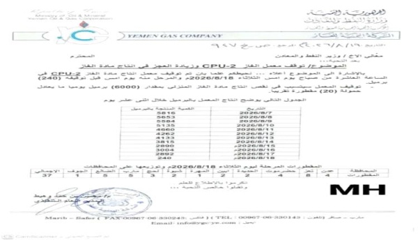 كذبة الصيانة تتبخر عطل مفاجئ بمعمل الغاز في مأرب يهدد بأزمة تموين خانقة كذبة الصيانة تتبخر عطل مفاجئ بمعمل الغاز في مأرب يهدد بأزمة تموين خانقة