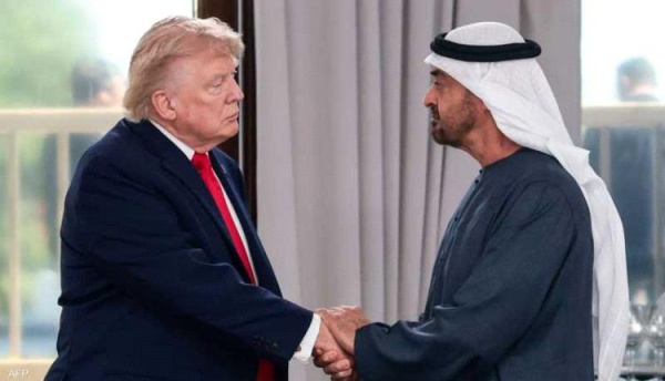 محمد بن زايد وترامب يبحثان تطورات المنطقة على هامش قمة مجموعة السبع محمد بن زايد وترامب يبحثان تطورات المنطقة على هامش قمة مجموعة السبع