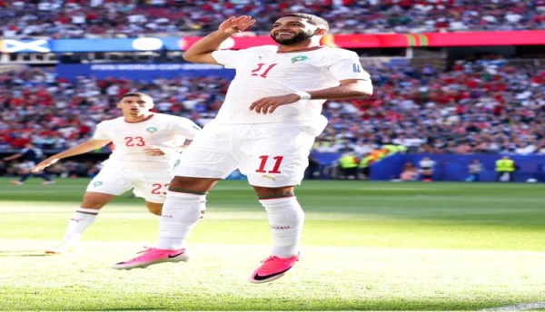 بصاروخية صيباري المغرب يكتب الفوز العربي الأول بالمونديال