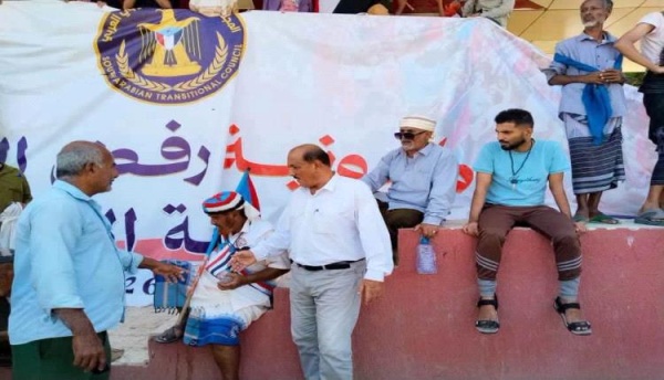 قيادي في الانتقالي يؤكد جاهزية مليونية رفض الوصاية ومناهضة الاحتلال واستمرار توافد الجماهير الجنوبية قيادي في الانتقالي يؤكد جاهزية مليونية رفض الوصاية ومناهضة الاحتلال واستمرار توافد الجماهير الجنوبية