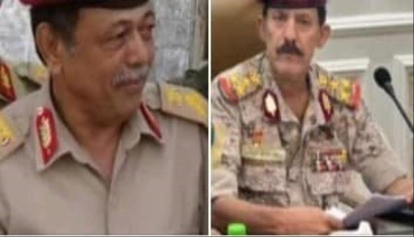 مدير الدائرة المالية اللواء الركن عبدالله عبدربه بعزي نائبه العميد الركن محمد الداعري
