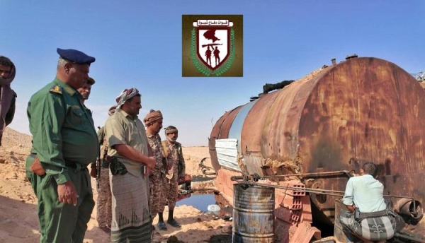 صور دفاع شبوة تداهم موقع ا غير قانوني لتكرير النفط وتضبط عصابة تهريب