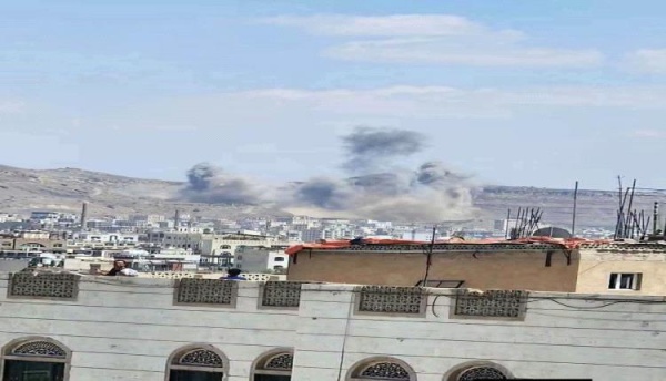 6 غارات جوية تهز العاصمة صنعاء وتستهدف مواقع حوثية في النهدين وعطان