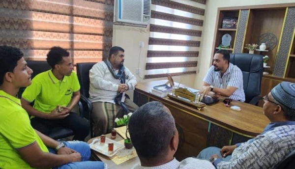 المدير العام لمكتب الشباب والرياضة يلتقي قيادة اتحاد الريشة الطائرة ويط لع على خططهم القادمة