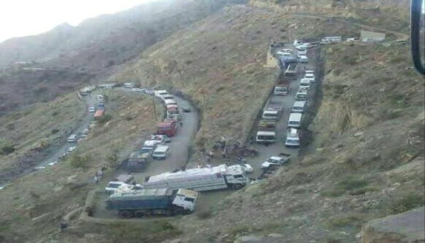 مجزرة جديدة على طريق هيجة العبد 4 قتلى و9 جرحى بقصف صاروخي حوثي جنوب تعز
