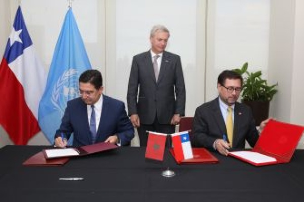 الشيلي تدعم سيادة المغرب على صحرائه وتعلن تعزيز شراكتها الاقتصادية بالمنطقة الشيلي تدعم سيادة المغرب على صحرائه وتعلن تعزيز شراكتها الاقتصادية بالمنطقة