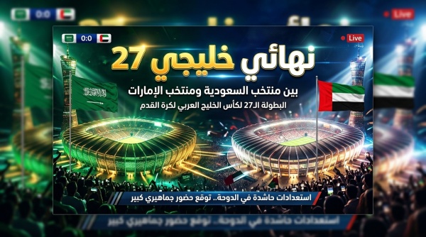 موعد مباراة السعودية والإمارات في نهائي خليجي 27 والقنوات الناقلة والتشكيل المتوقع موعد مباراة السعودية والإمارات في نهائي خليجي 27 والقنوات الناقلة والتشكيل المتوقع