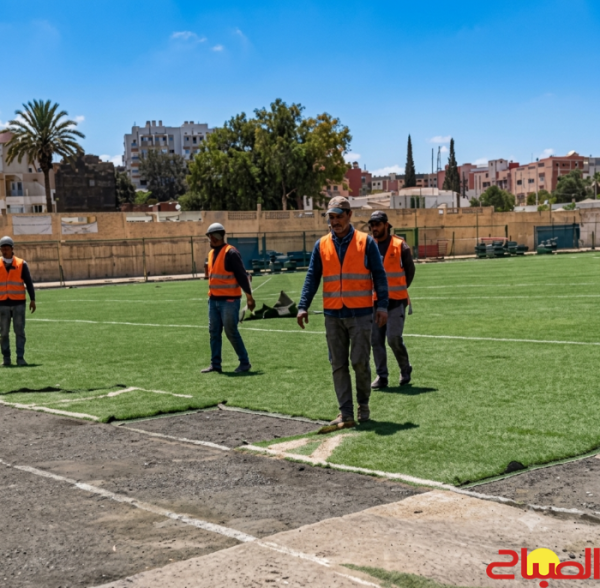 سطات تشرع في إصلاح الملعب الملحق لكرة القدم استعدادا للموسم الرياضي المقبل سطات تشرع في إصلاح الملعب الملحق لكرة القدم استعدادا للموسم الرياضي المقبل