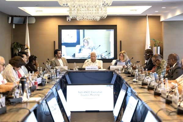 الشيخ جوعان يشارك في الاجتماع الـ94 للمجلس التنفيذي لاتحاد اللجان الأولمبية الوطنية