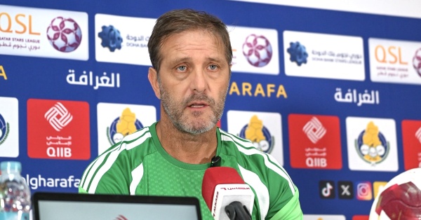 بيدرو مارتينز مدرب الغرافة سنواجه فريق لوسيل الذي أثار الاعجاب بتجربة الأولى في الدوري
