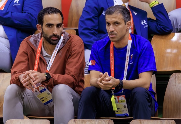 البوعينين يستقبل رئيس المجلس الأولمبي الوطني لسلطنة بروناي دار السلام في بيت قطر
