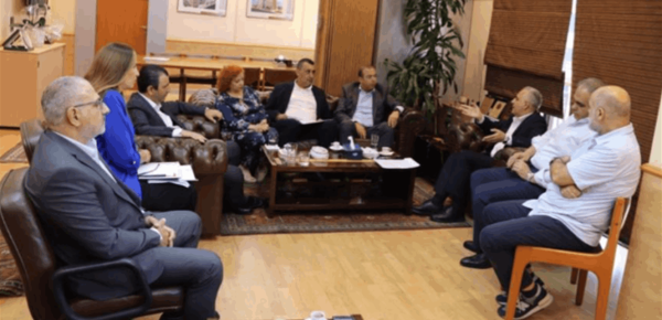 كركي التقى الحداد وسلام وتوافق على آلي ة لدفع تعويضات نهاية الخدمة للأجراء العاملين في شركتي الخليوي