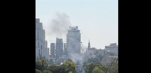 انفجار عبوات ناسفة قرب فندق يقيم فيه ماكرون بدمشق انفجار عبوات ناسفة قرب فندق يقيم فيه ماكرون بدمشق