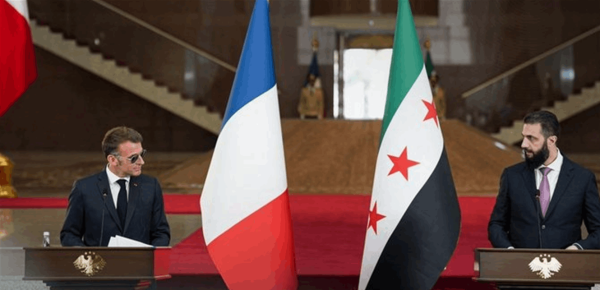 أمام ماكرون ماذا قال الرئيس السوري عن لبنان أمام ماكرون ماذا قال الرئيس السوري عن لبنان