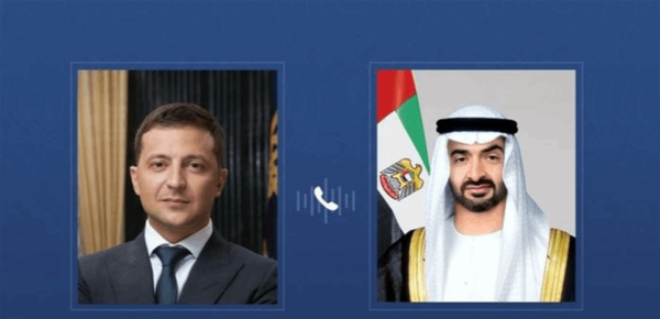 زيلينسكي يشكر الإمارات اتصال مع محمد بن زايد يبحث الأزمة الأوكرانية زيلينسكي يشكر الإمارات اتصال مع محمد بن زايد يبحث الأزمة الأوكرانية