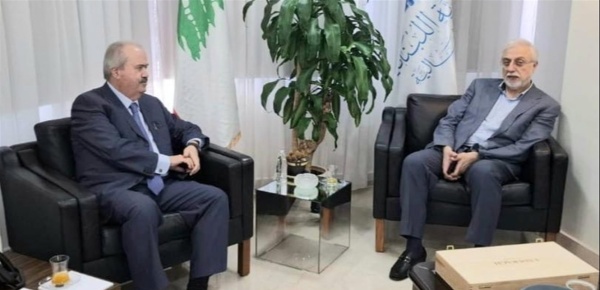 جابر استقبل جهاد الصمد توزيع حصص البلديات من إيرادات الهاتف الثابت قريبا